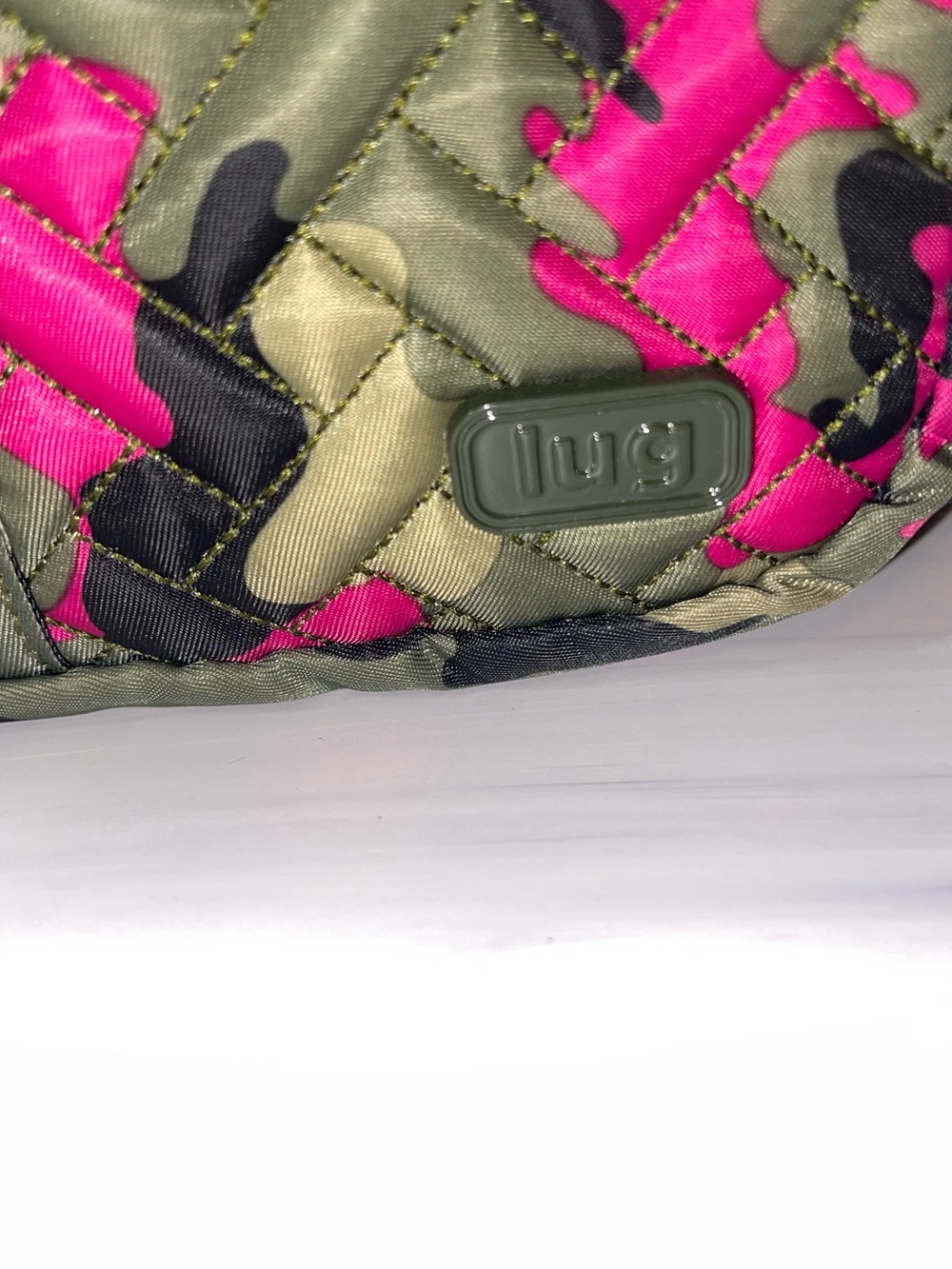 Lug Carousel Pink Camo convertible crossbody - great condition. - Picture 2 of 12